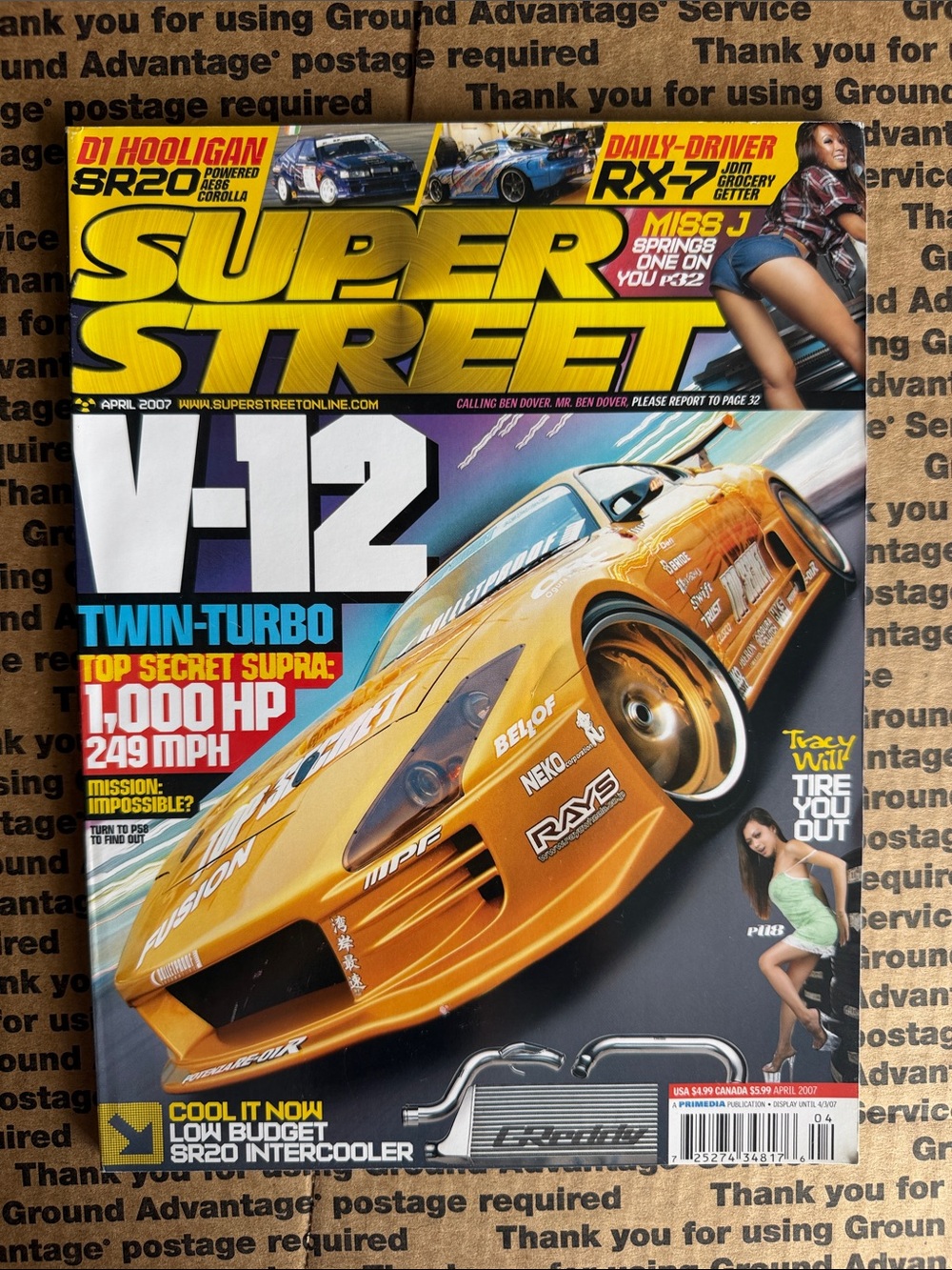 Magazine - V12 Twin-Turbo April 2007 - Orange Cover